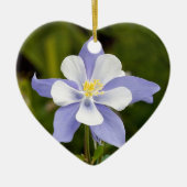 Mooie Columbine Keramisch Ornament (Voorkant)