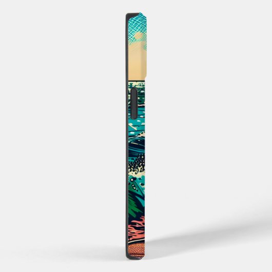 Mooie Comic Pop Art Style Beach Scene Case-Mate iPhone Case (Achterkant / Rechts)