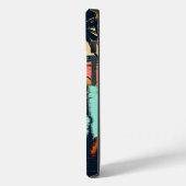 Mooie Comic Pop Art Style Beach Scene Case-Mate iPhone Case (Achterkant / Links)