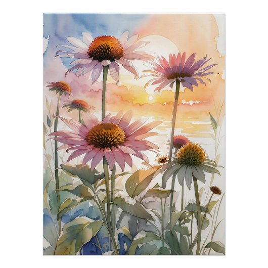 Mooie Coneflower Perfect Poster (Voorkant)