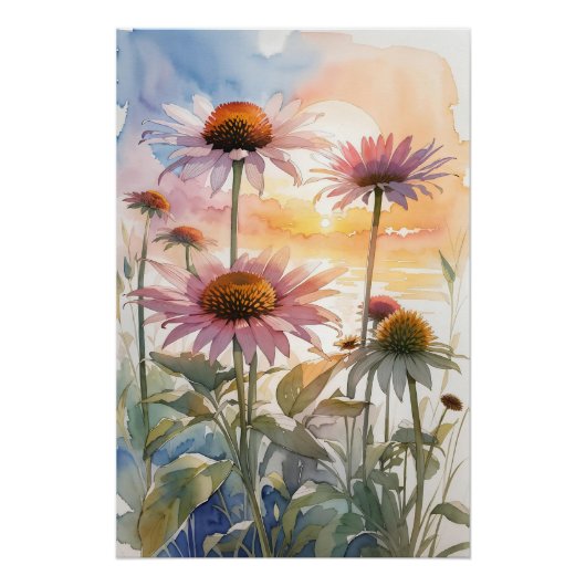 Mooie Coneflower Perfect Poster (Voorkant)