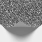 Mooie Confetti met een zilverweddenschap Cadeaupapier (Hoek)