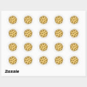 Mooie Cookie Whimsical Huisgemaakt met Liefde  Ronde Sticker (Vel)