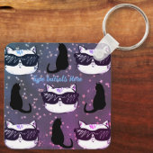 Mooie Cool Cats Sleutelhanger (Achterkant)