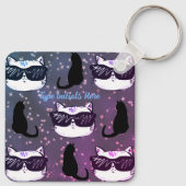 Mooie Cool Cats Sleutelhanger (Achterkant)