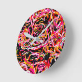 Mooie Cool Colorful Funky Ronde Klok (Hoek)