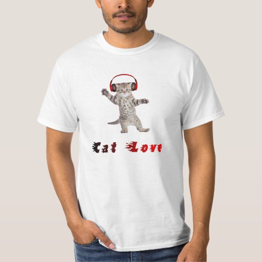 Mooie coole grappige kat 19. t-shirt (Voorkant)