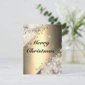Mooie, coole, perfect glinsterende kerstkaart (Staand voorkant)