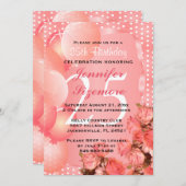 Mooie Coral Birthday Sjabloon - 00th Birthday Kaart (Voorkant / Achterkant)