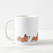 Mooie Corgi Eenvoudige Aangepaste Mok (Links)