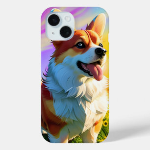 Mooie  Corgi Puppy Dog 2 iPhone 15 Case