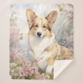 Mooie Corgi Sherpa Deken (Voorkant)
