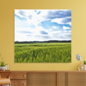 Mooie Cornfields Canvas Afdruk (Insitu (Woonkamer))