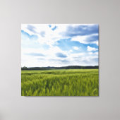 Mooie Cornfields Canvas Afdruk (Voorkant)