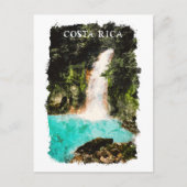 Mooie Costa Rica Waterverf Natuur Briefkaart (Voorkant)