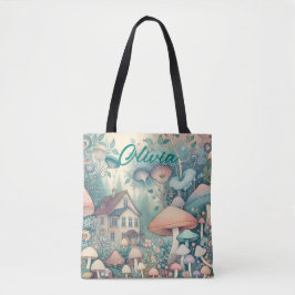 Mooie cottage kern sprookjesachtig dorp gepersonal tote bag