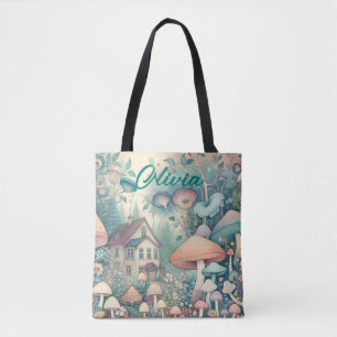 Mooie cottage kern sprookjesachtig dorp gepersonal tote bag