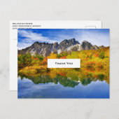Mooie Country Lake foto bruiloft dank u Briefkaart (Voorkant / Achterkant)