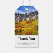 Mooie Country Mountains Foto Dank u Cadeaulabel (Voorkant)