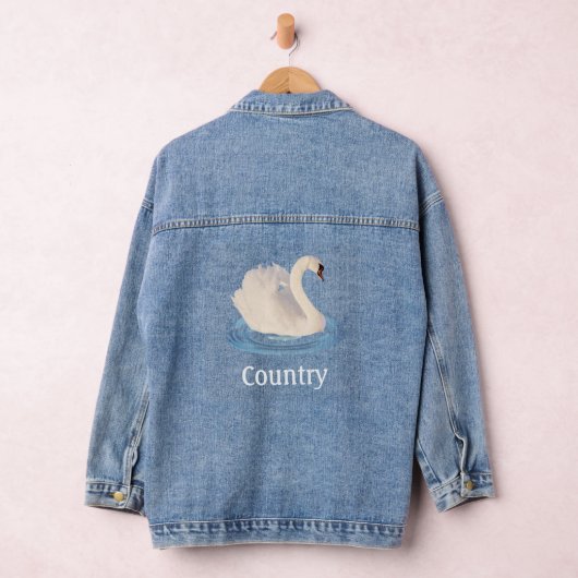 Mooie Country Swan Denim Jacket (Hangar)