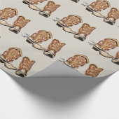 Mooie Cowboylaars Cadeaupapier (Hoek)