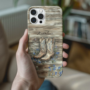 Mooie Cowgirl Landelijke Westerse Cowboylaarzen iPhone 16 Hoesje