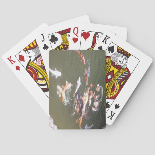 Mooie Coy Fish Deck van Speelkaarten (Achterkant)