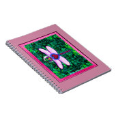 Mooie "Crackel Framed Dragonfly" Artwor Notitieboek (Rechterzijde)