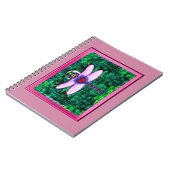 Mooie "Crackel Framed Dragonfly" Artwor Notitieboek (Linkerzijde)