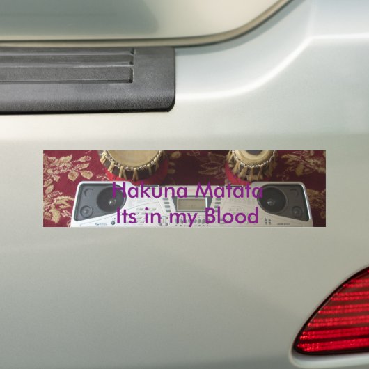 Mooie creatieve hoek: muzikaal wandtapijt bumpersticker (Op auto)