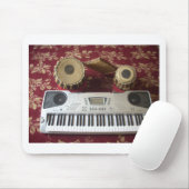 Mooie creatieve hoek: muzikaal wandtapijt muismat (Met muis)