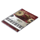 Mooie creatieve hoek: muzikaal wandtapijt notitieboek (Linkerzijde)