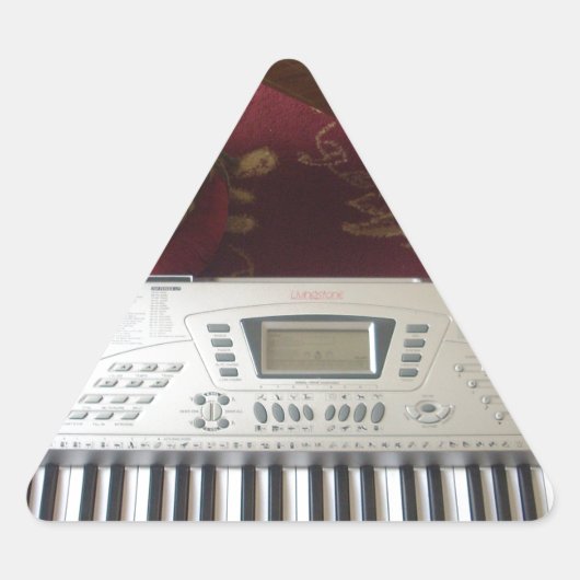 Mooie creatieve hoek: muzikaal wandtapijt sticker (Voorkant)