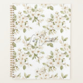 Mooie Crème Bloeiende Boom Planner (Voorkant)