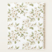 Mooie Crème Bloeiende Boom Planner (Achterkant)