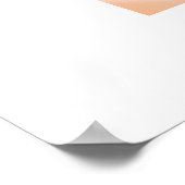 Mooie Crème Rozen Poster (Hoek)