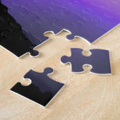 Mooie Cross Paarse Sky Legpuzzel (Zijkant)