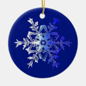Mooie Crystalline Snowflake Ornament (Voorkant)
