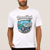 Mooie Cuba retro logo. T-shirt (Voorkant)