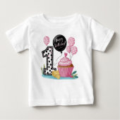Mooie Cupcake 1e verjaardag (Voorkant)