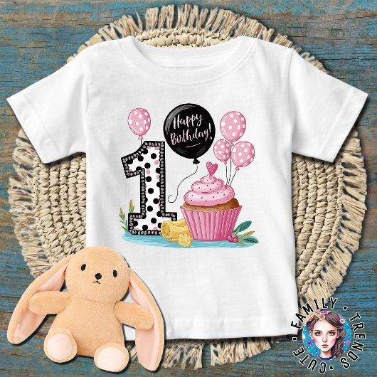 Mooie Cupcake 1e verjaardag
