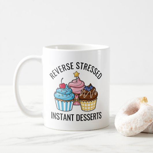 Mooie Cupcake Koffiemok (Met donut)