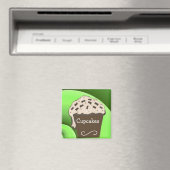 Mooie Cupcake Ontwerp Magneet (Insitu (Vaatwasser))