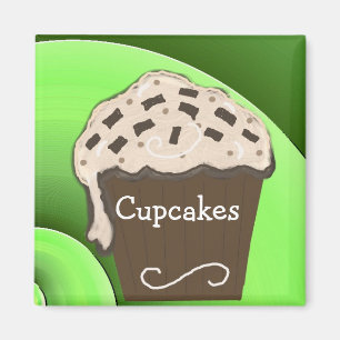 Mooie Cupcake Ontwerp Magneet