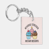 Mooie Cupcake Sleutelhanger (Voorkant Links)