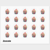 Mooie Cupcake Stickers (Vel)