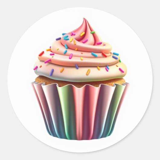 Mooie Cupcake Stickers (Voorkant)