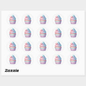 Mooie Cupcake Stickers (Vel)
