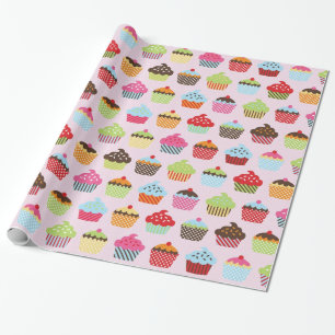 Mooie Cupcakes Cadeaupapier