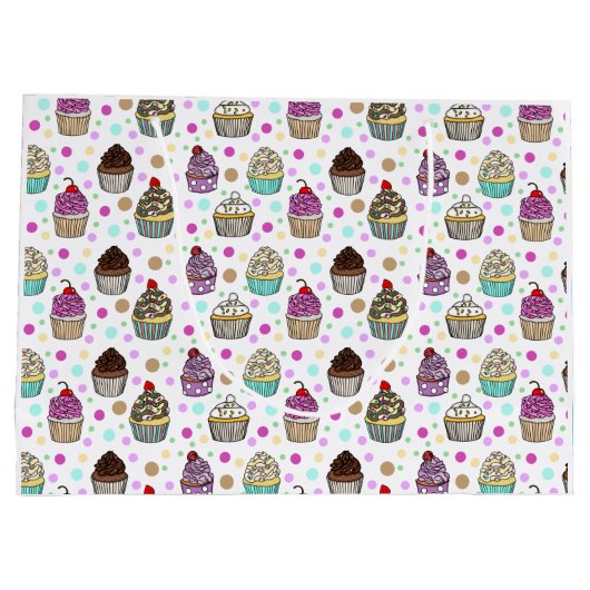 Mooie Cupcakes Groot Cadeauzakje (Achterkant)